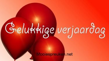 Gelukkige verjaardag balon