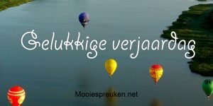 Gelukkige Verjaardag Wensbalon Mooiespreuken Net